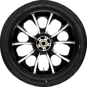 Largo Rear Wheel - Black Cut (18") | Dunlop AE2 Tire (180/55B18)