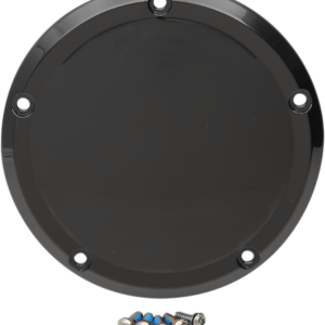 Derby Cover - Gloss Black - 5 Hole - '15-'25 Harley-Davidson