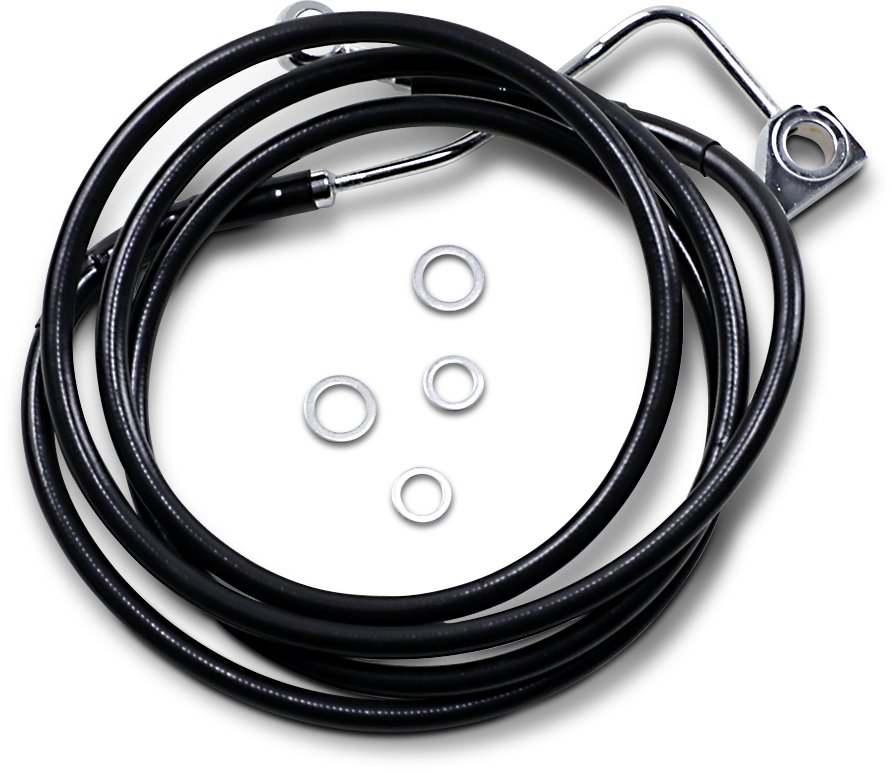 Brake Line - Front (Upper) - Black - +12" with ABS