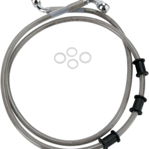 Brake Line - Front - +2" - Stainless Steel