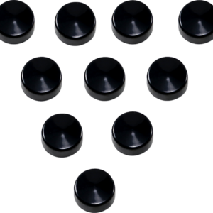 Bolt Covers - Hex - 5/8" - Black - 10 Pack