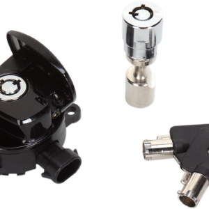 Side Hinge Ignition Switch with Fork Lock - Black