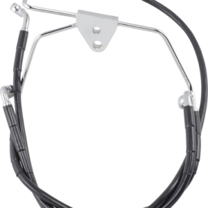 Brake Line - Front - Black - +10" - FLH '96-'07