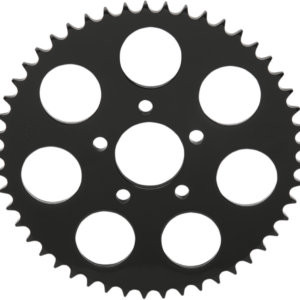 Rear Sprocket - Flat - 49 Tooth - Gloss Black - Big Twin