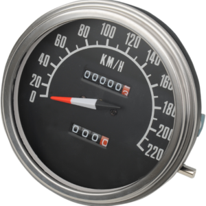 5" KPH FL-Style 2:1 Speedometer - '68-'84 Black Face