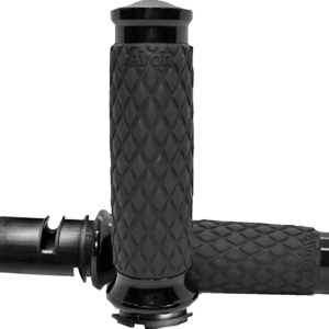 Diamond Contour Grips - Black - TBW