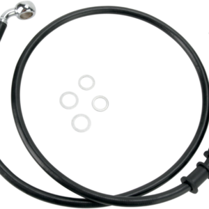 Brake Line - Front - Black - +10"