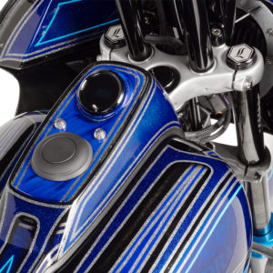 Gas Cap - Vented Pop-Up - Black Wrinkle