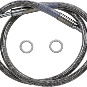 Brake Line - +10" - Stainless Steel - '18-'23 Softail