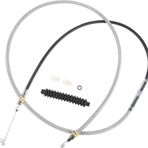 High-Efficiency Braided Stainless Steel Clutch Cable - 78"