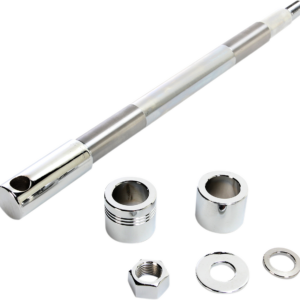 Axle Kit - Front - Chrome - '00-'06 Softail/Dyna