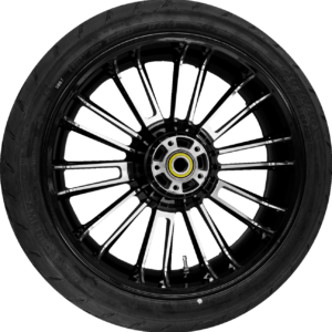 Atlantic Rear Wheel - Black Cut (18") | Dunlop AE2 Tire (180/55B18)