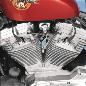 Head Bolt/Spark Plug Covers - Chrome - XL