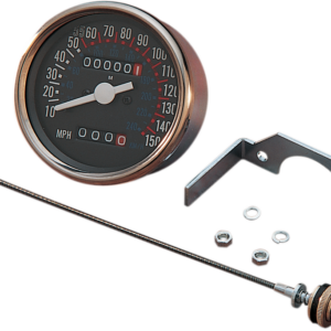3-1/8" Dash Mount 150 MPH Speedometer