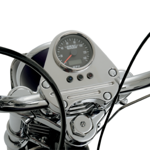 Programmable Mini Electronic Speedometer with Odometer/Tripmeter - 2.4" - Polished