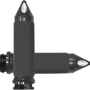 Vibration Dampening Memory Foam Grips - Medium - Spike - TBW - Black
