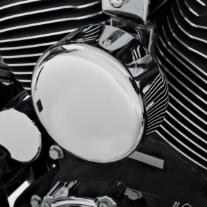 Round Horn Cover - Chrome