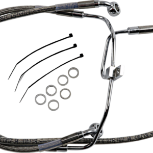 Brake Line - +6" - Stainless Steel - FXDF '08-'17