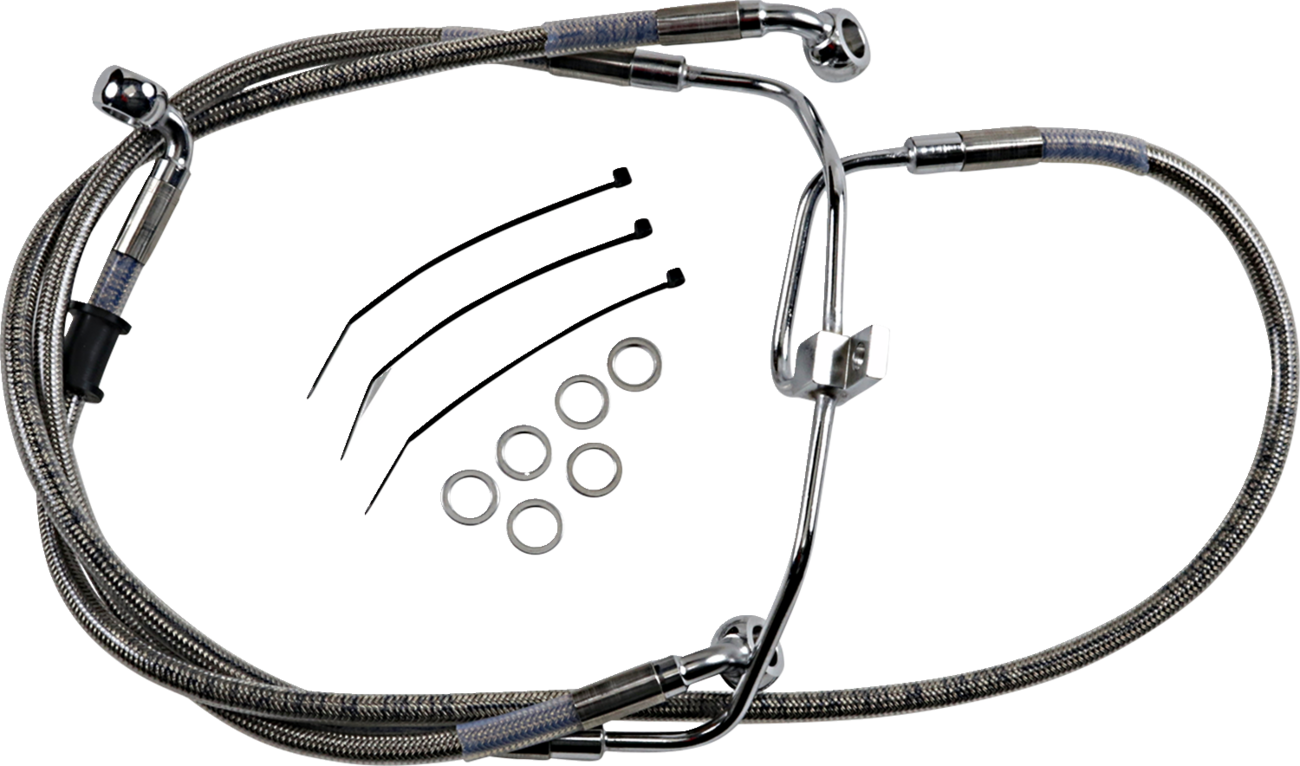 Brake Line - +6" - Stainless Steel - FXDF '08-'17
