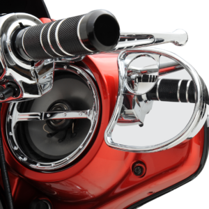 Mirror - Side View w/Blind Spot - Half-Moon - Chrome