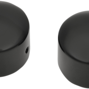 Axle Caps - Black - Front - Pair