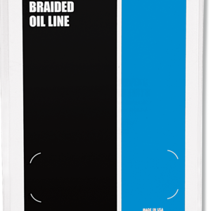 Universal Oil Line - Stainless Steel - 13"