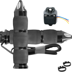 Heated Grips - Air Cushion - Spike - Metric - Black
