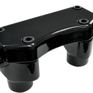 Handlebar Riser & Top Clamp Kit - 1-1/2" - Buffalo - Black