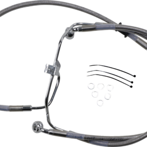 Brake Line - +2" - Stainless Steel - FXDF '08-'17