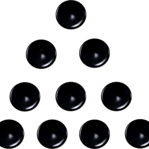 Bolt Covers - Allen/Socket - Top Cover Only - 1/4" - Black - 10 Pack
