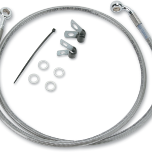 Brake Line - Front - +6" - Stainless Steel