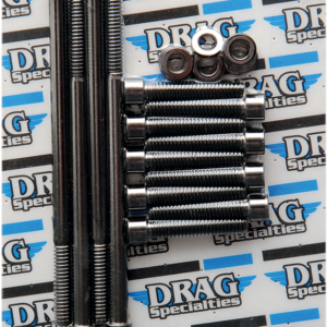Bolt Kit - Primary Cover - Smooth - Black/Chrome - '07-'16 Touring