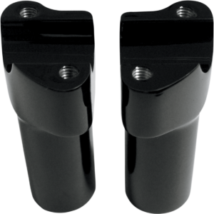 Handlebar Riser & Top Clamp Kit - 4" - Buffalo - Black