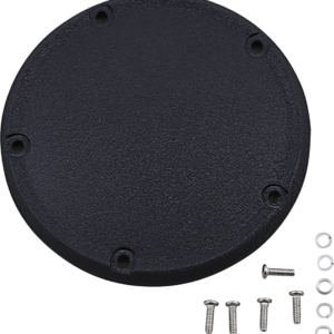 Derby Cover - Wrinkle Black - 5 Hole - '18-'25 Softail