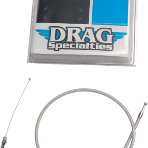 Stainless Braided Throttle Cable - 32-1/2"