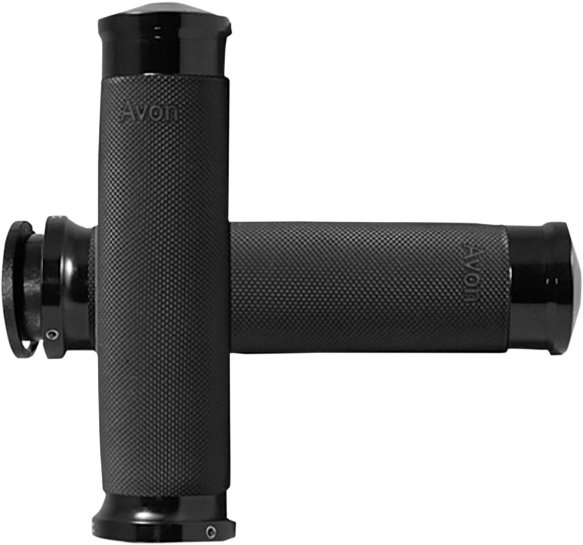 Custom Contour Grips - Indian - Black