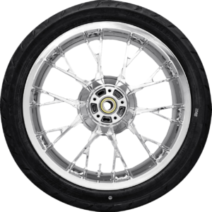 Marlin Rear Wheel - Chrome (18") | Dunlop AE2 Tire (180/55B18)