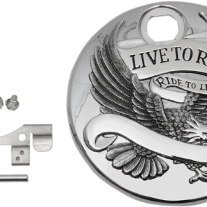 "Live to Ride" Console Door - Chrome