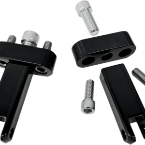 Passenger Peg Mounts - Black - FLH/FLT