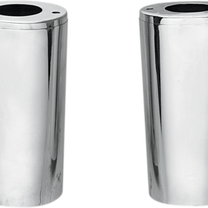 Fork Slider Covers - Extended +4" (10.5") - Chrome - Smooth