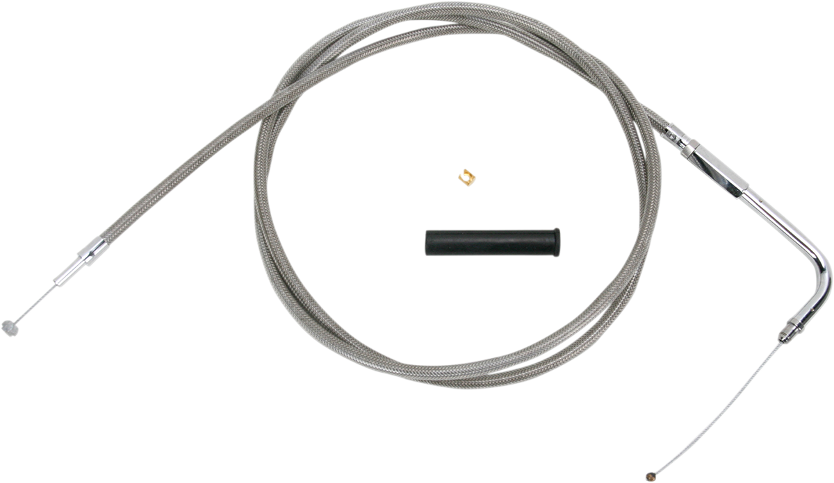Stainless Braided Throttle Cable - 58"
