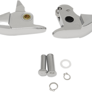 Slotted Wide Blade Lever Set - Chrome