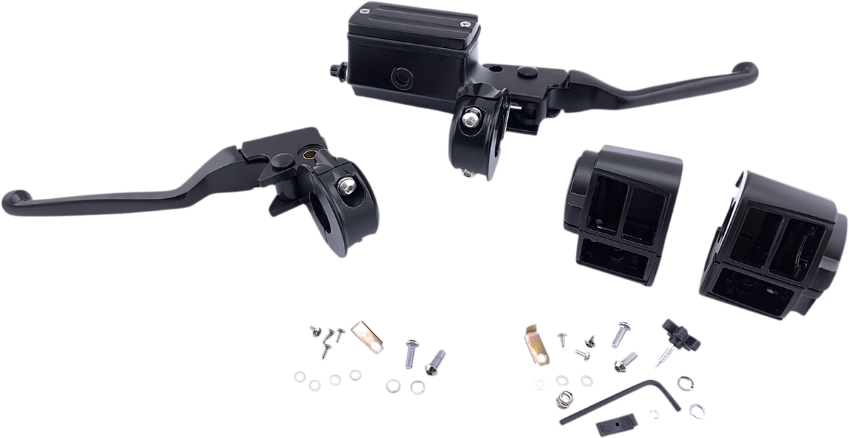 Handlebar Control Kit - 5/8" Master Cylinder - Black