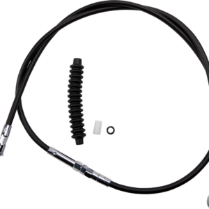 High-Efficiency Black Vinyl Clutch Cable - 62-11/16"