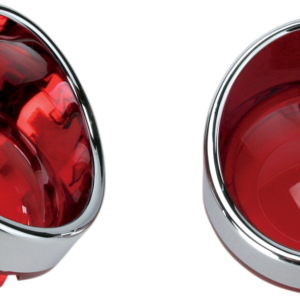 Visor-Style Bezel/Lenses - Red