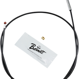 Black Vinyl Throttle Cable - +6" Size - 48" Length
