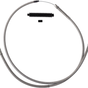 High-Efficiency Stainless Steel Clutch Cable for Harley-Davidson - +6" - '18-'23 Softail