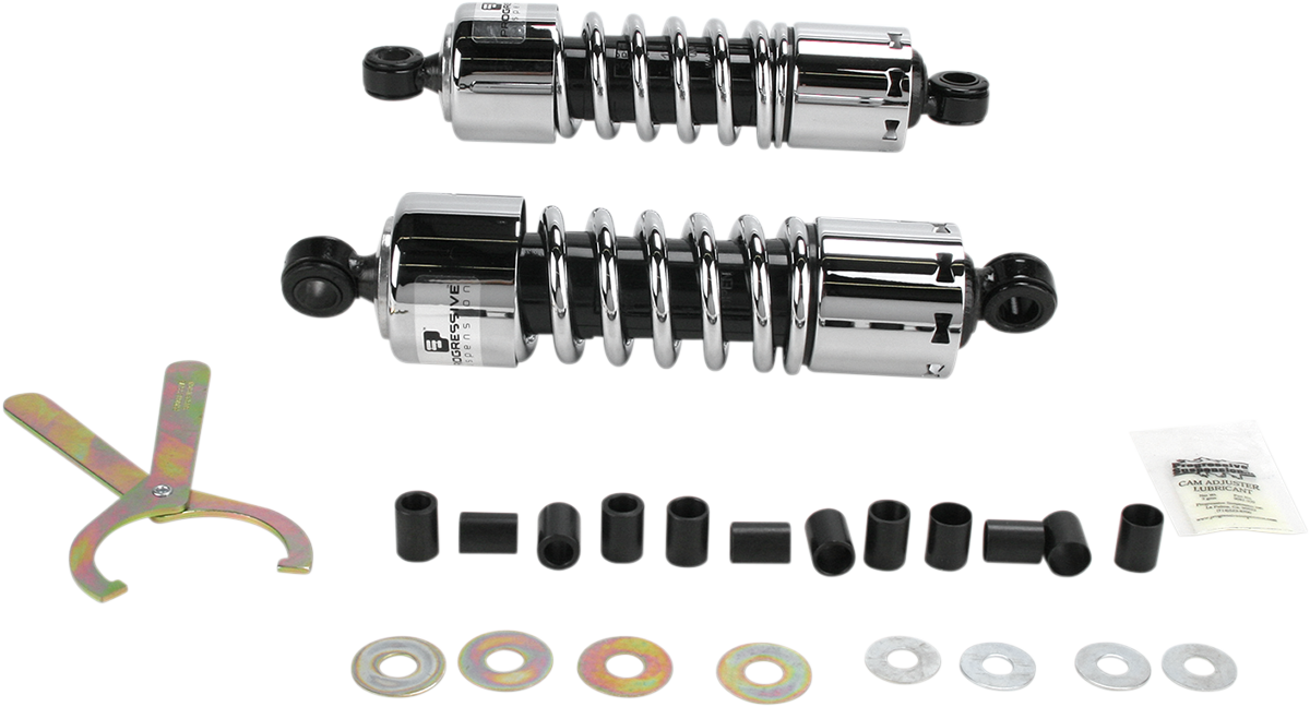 Shocks - 11" - 412 Cruiser Series - Chrome - Standard