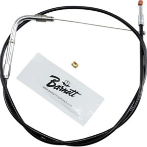 Black Vinyl Throttle Cable - +3" Size - 34" Length