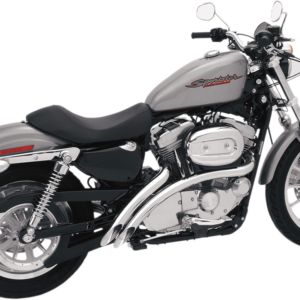Radial Sweepers Exhaust System - Chrome - '07-'13 XL